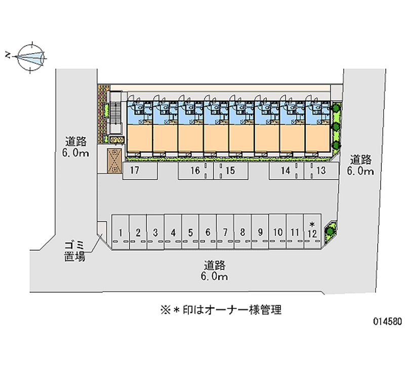 14580 Monthly parking lot