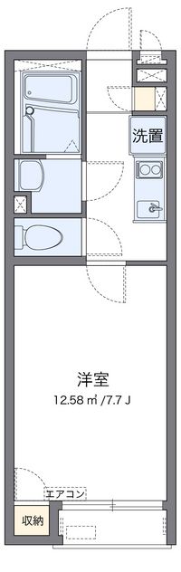 レオネクストシャトル杉田Ⅴ 間取り図