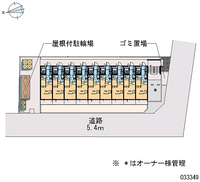 レオパレス武蔵野第２ 区画図