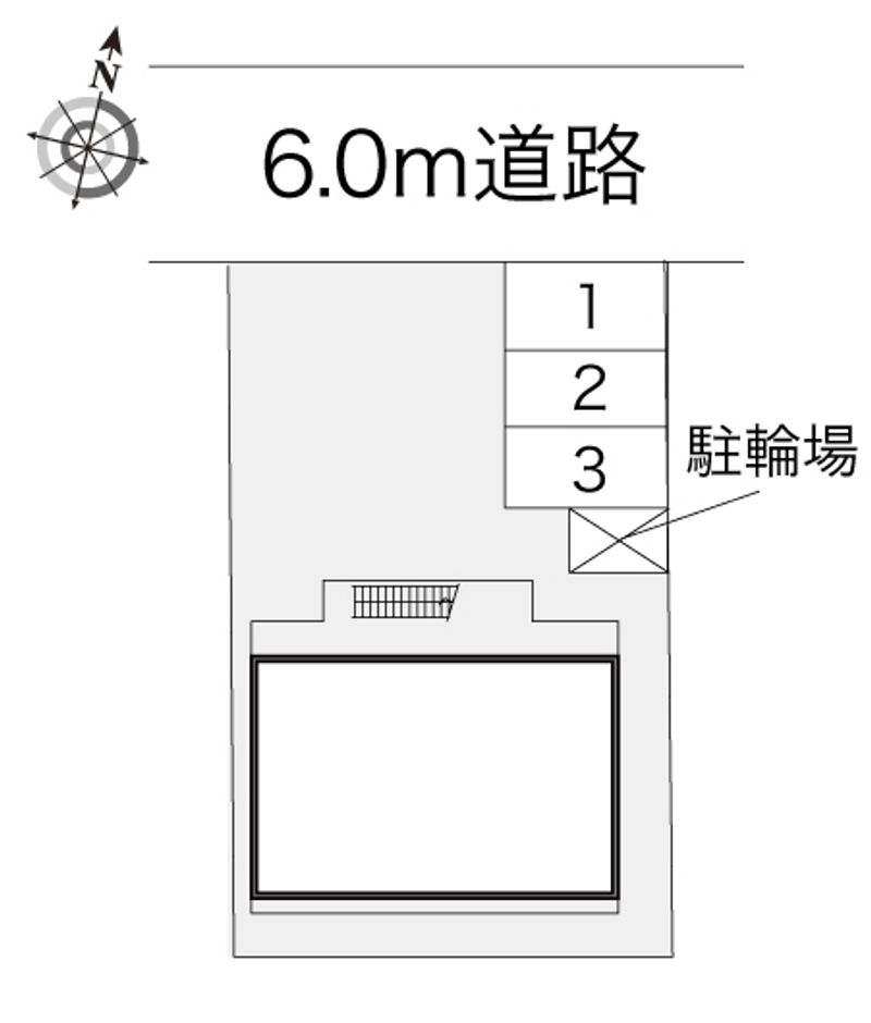 レオパレス紅雪北 配置図