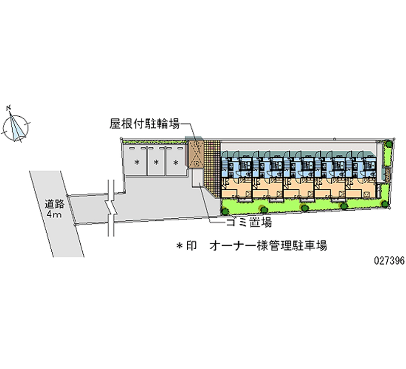 レオパレスウエスト上福岡 区画図