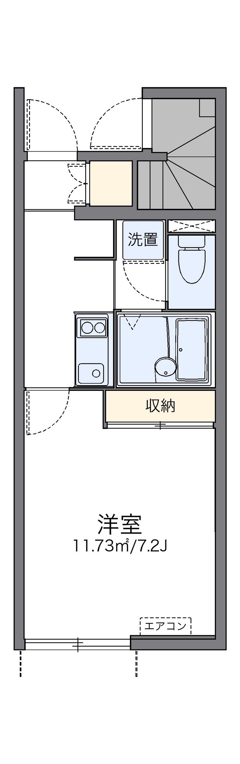 レオネクストオーエス２２ 間取図