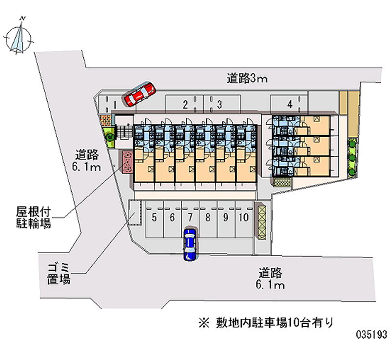 レオパレス片野Ｓ 月極駐車場