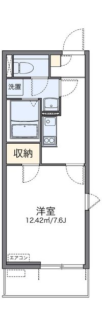 レオネクストＮａｋａｊｙｕ 間取図