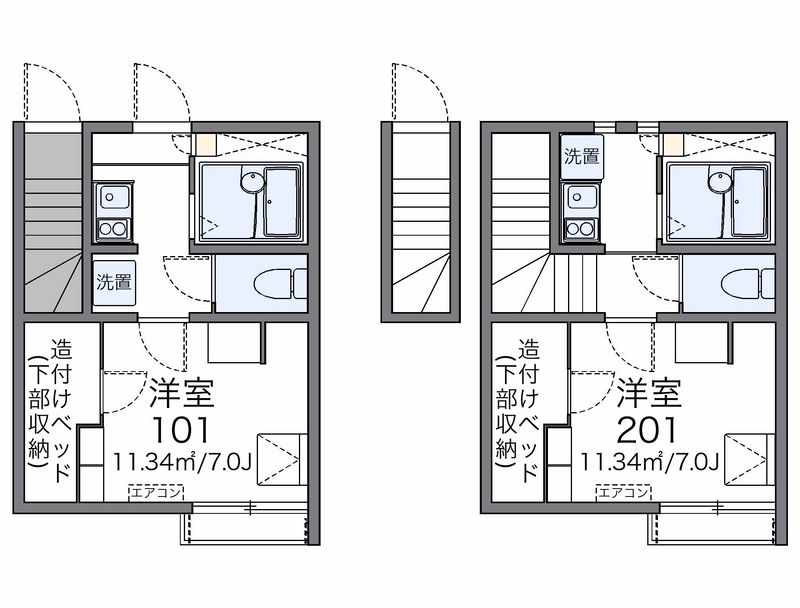 レオネクストＰｅａｒｓ 間取図