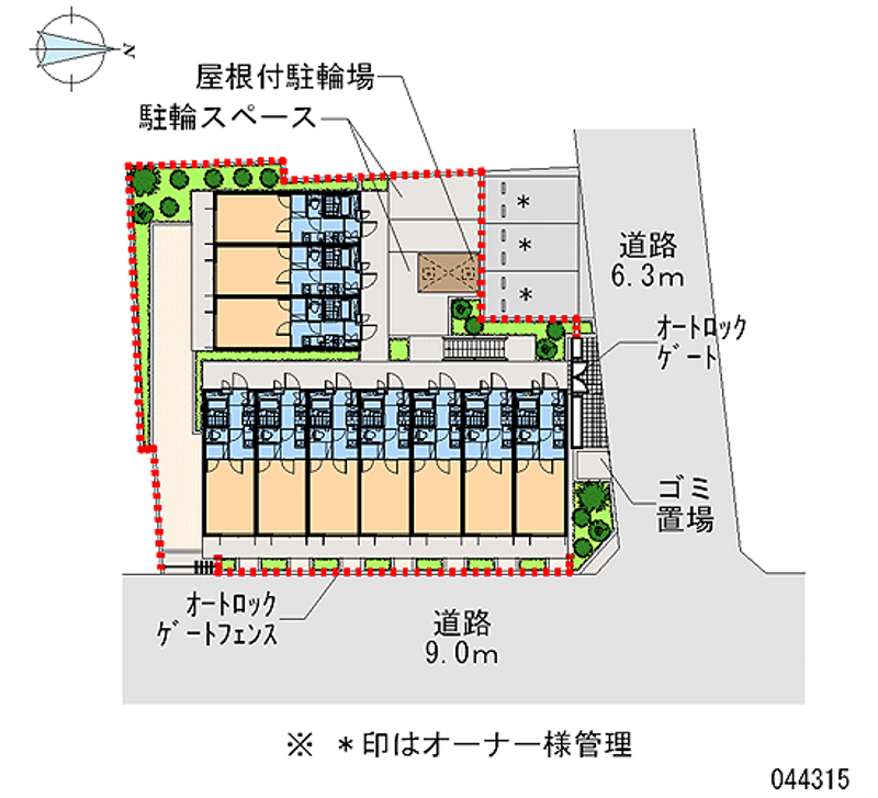 レオパレスベルファム 区画図