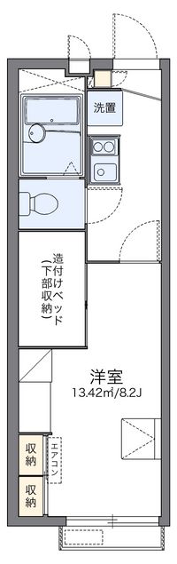 レオパレスオータム　Ⅴ 間取り図