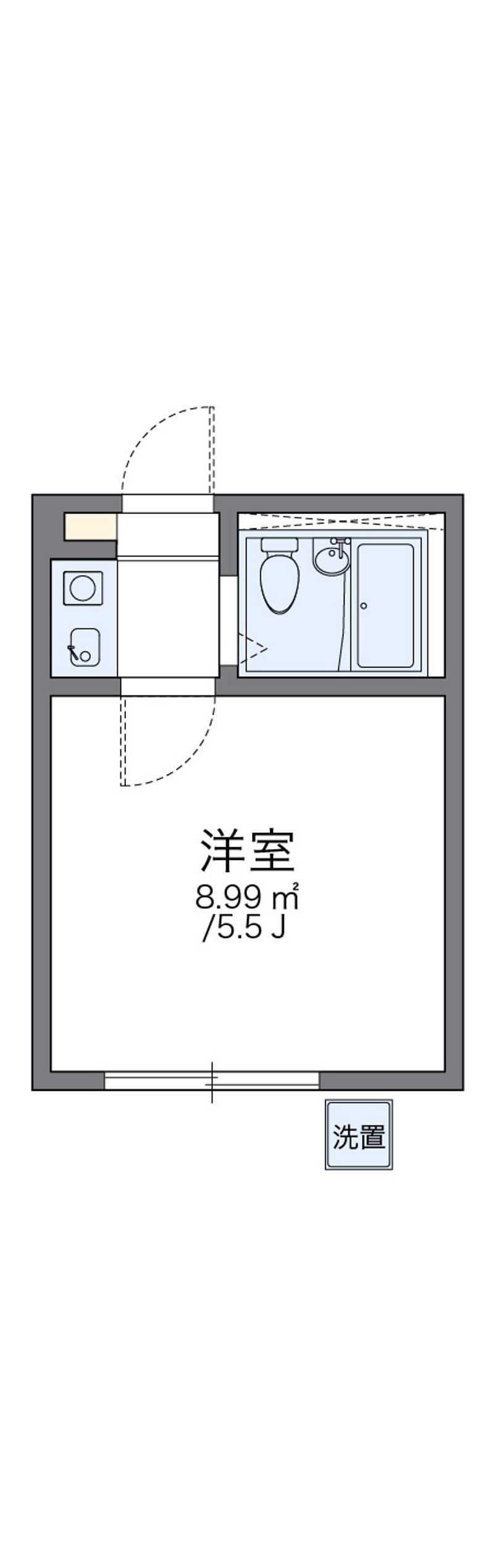 レオパレス東金町第６ 間取図