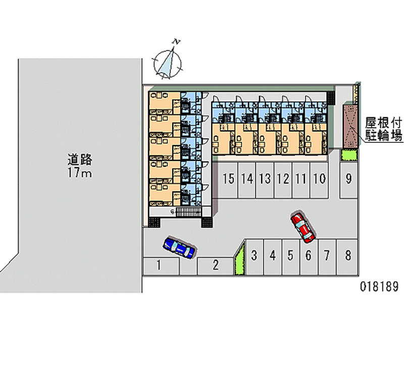 レオパレス北丘珠 月極駐車場