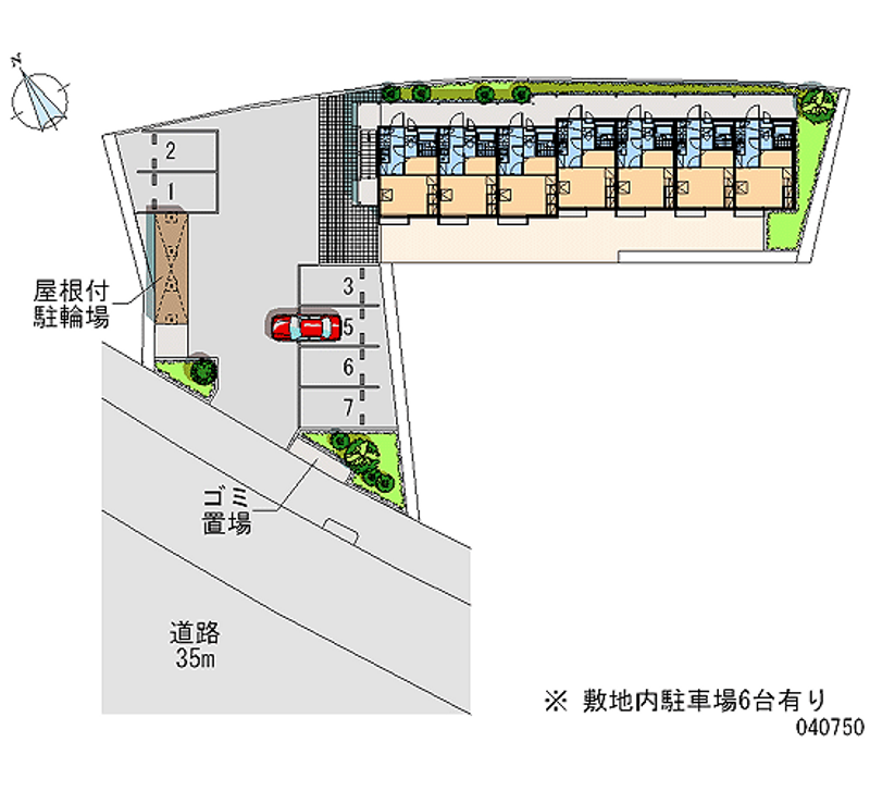 レオパレスアンティーク 月極駐車場