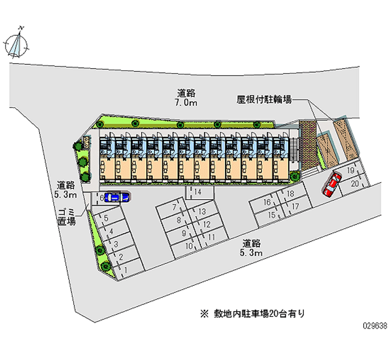 29638 Monthly parking lot