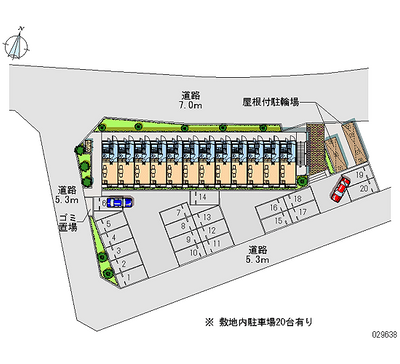 29638 Monthly parking lot