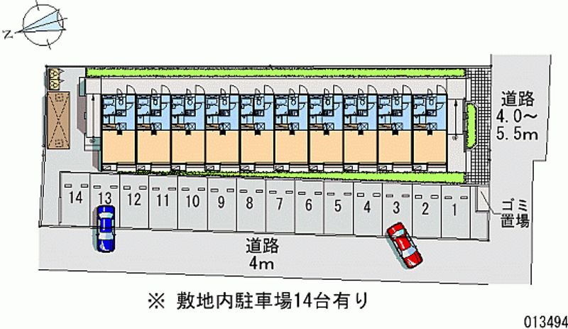 13494月租停车场