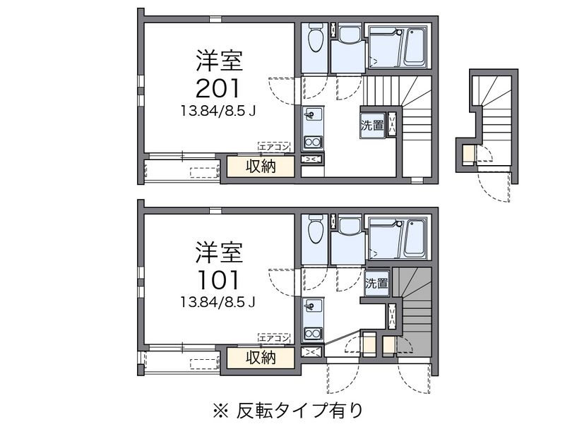 クレイノ合 間取図