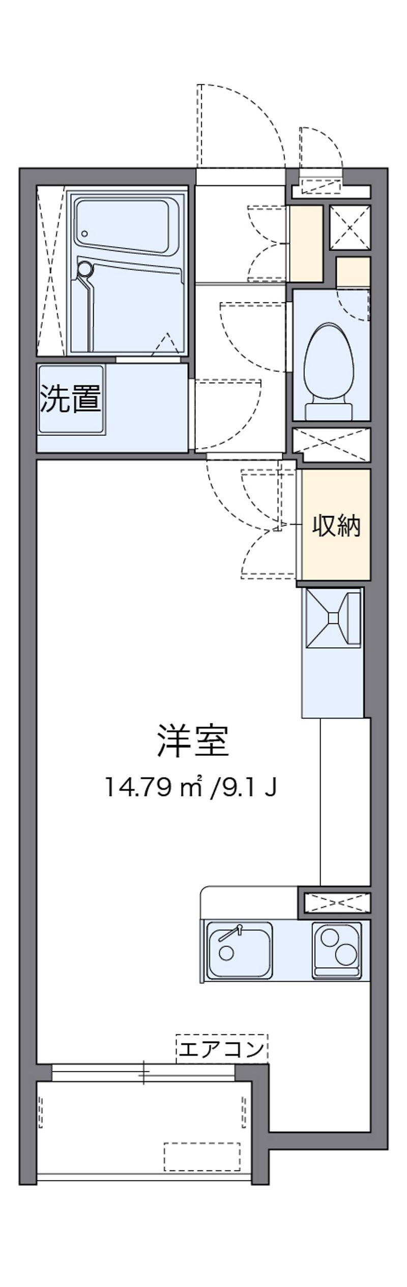 ミランダ光彩ＷＥＳＴ 間取図