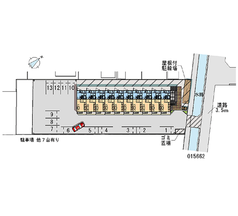 15662 bãi đậu xe hàng tháng