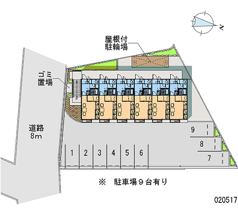 レオパレスオアシス 区画図
