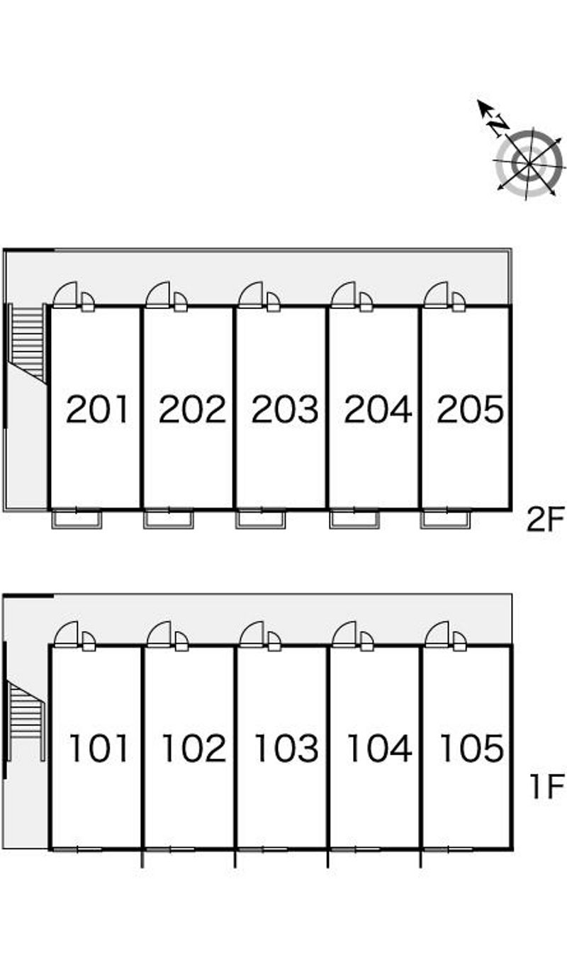 レオパレスシーホース 間取り配置図