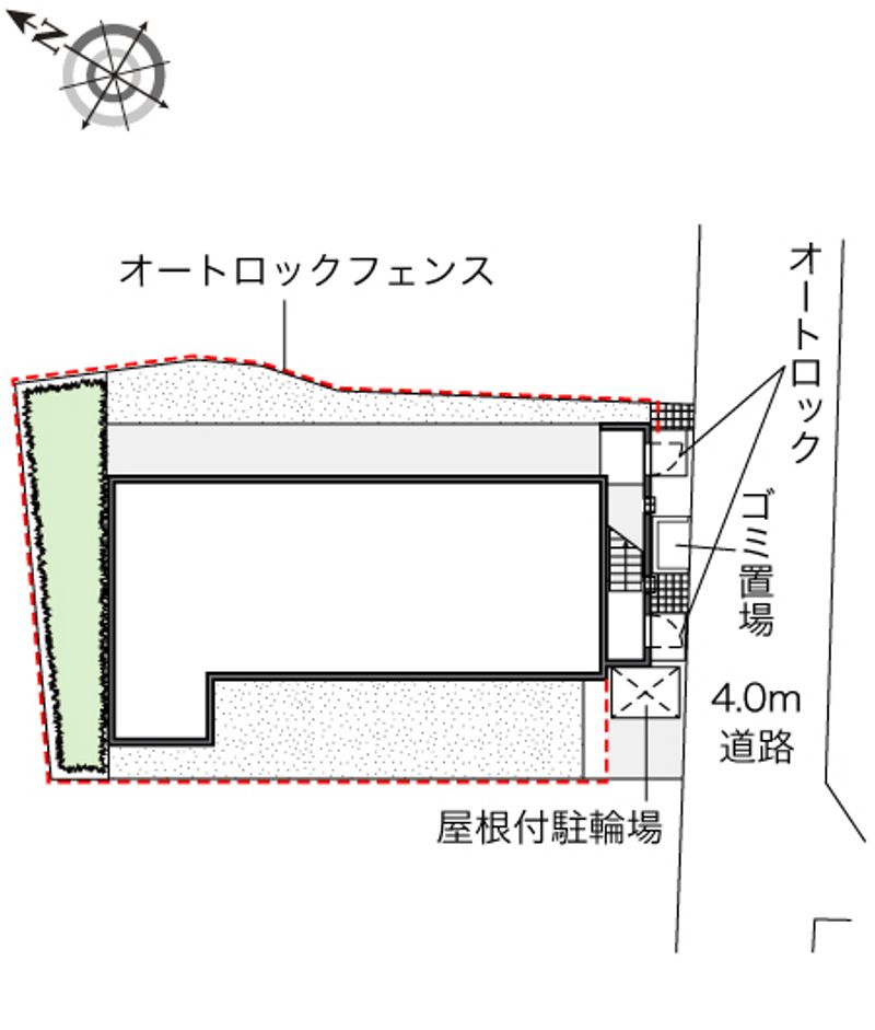 レオパレスなでしこ 配置図