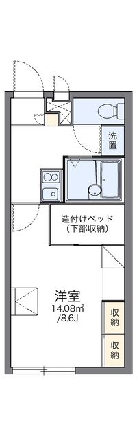 レオパレスＴＵＳＩＭＡ 間取り図