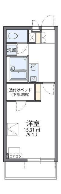 レオパレス宇都宮南 間取り図