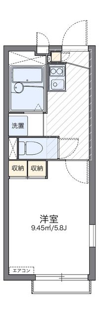 レオパレスそよかぜ 間取り図