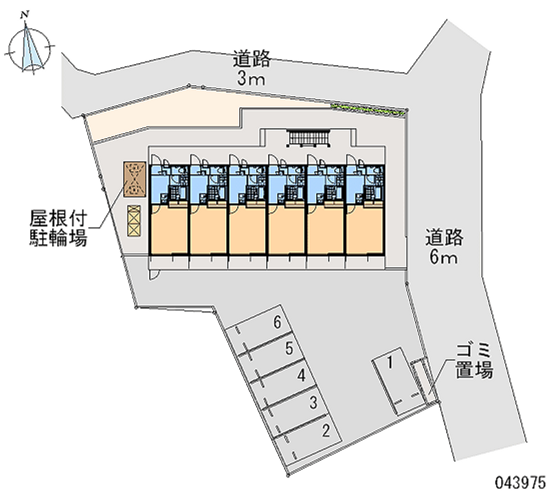 レオパレス川西 区画図