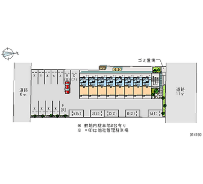 14160 Monthly parking lot