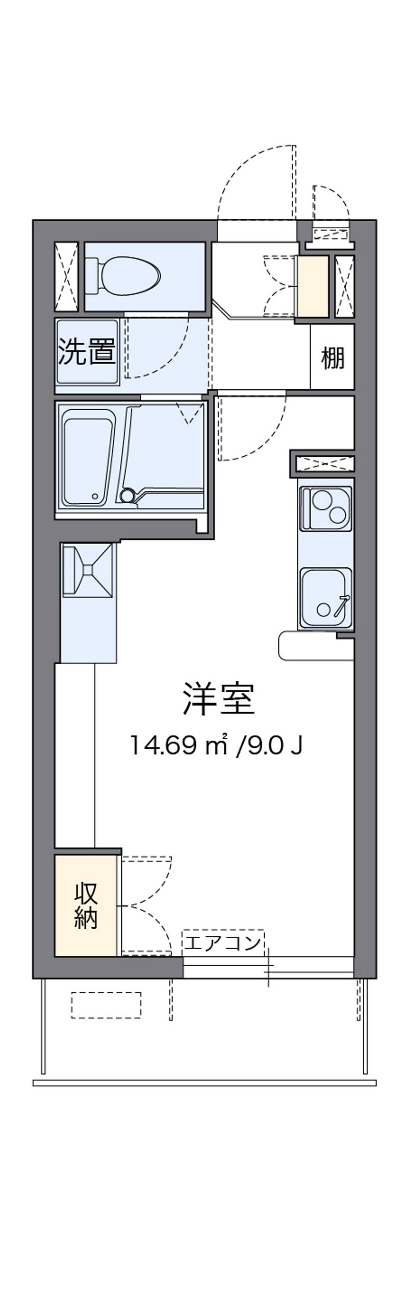 ミランダパークヒルズ妙蓮寺 間取図