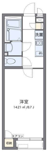 クレイノアムールⅢ 間取り図