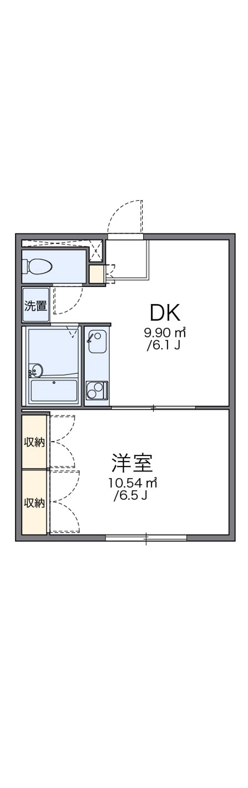 レオパレス保春院ｐａｒｔ１ 間取図