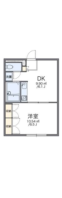 レオパレス保春院ｐａｒｔ１ 間取図