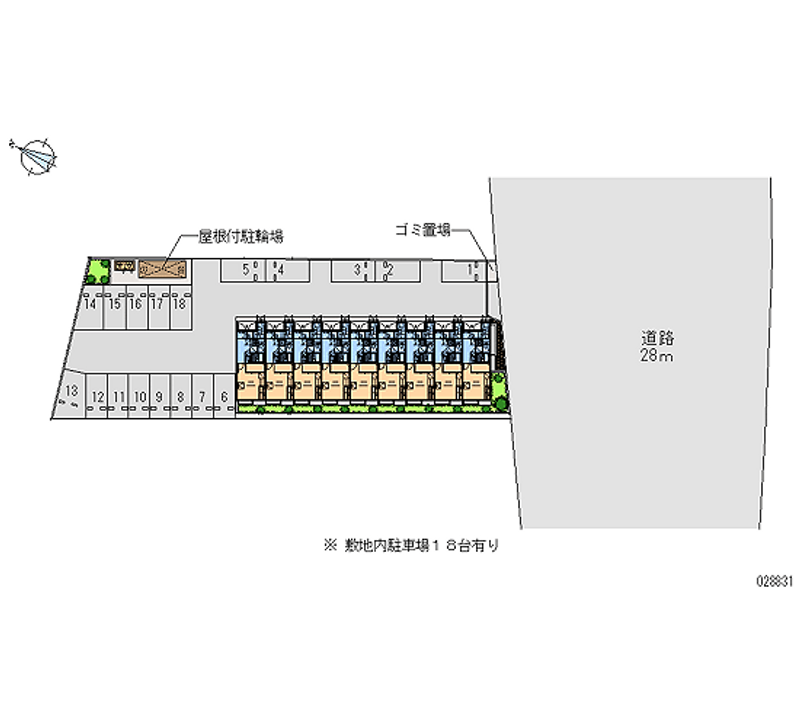 28831 bãi đậu xe hàng tháng