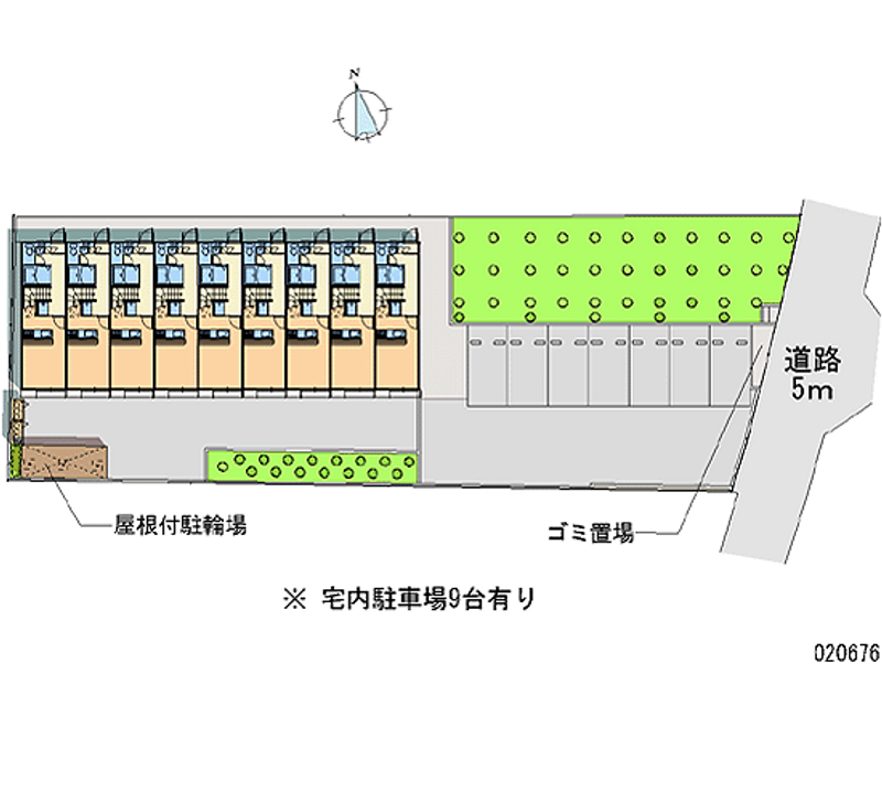 レオパレス大磯Ⅲ 月極駐車場