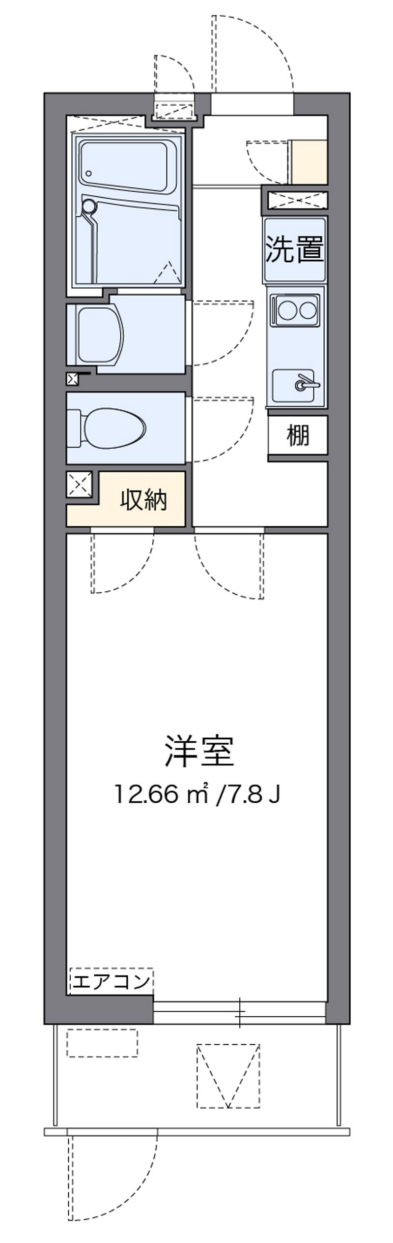 クレイノエンジョイライフ 間取り