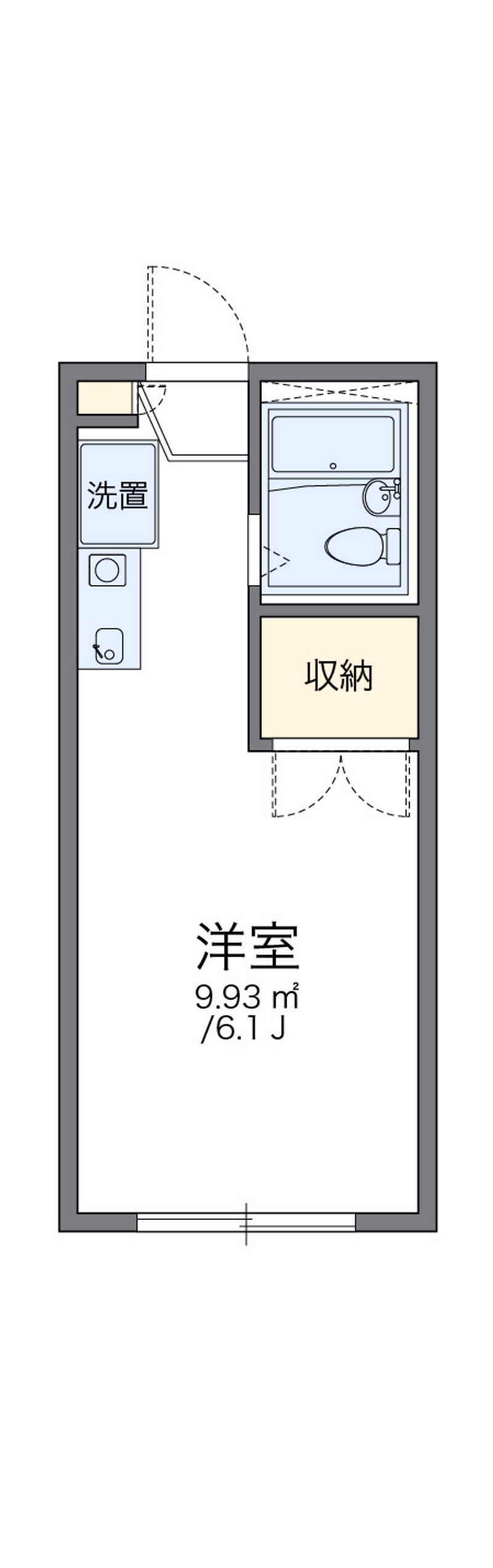 レオパレス島田黒石第１ 間取図