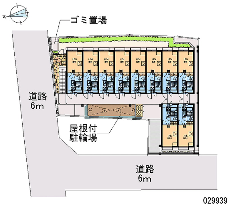 レオパレス清水 区画図