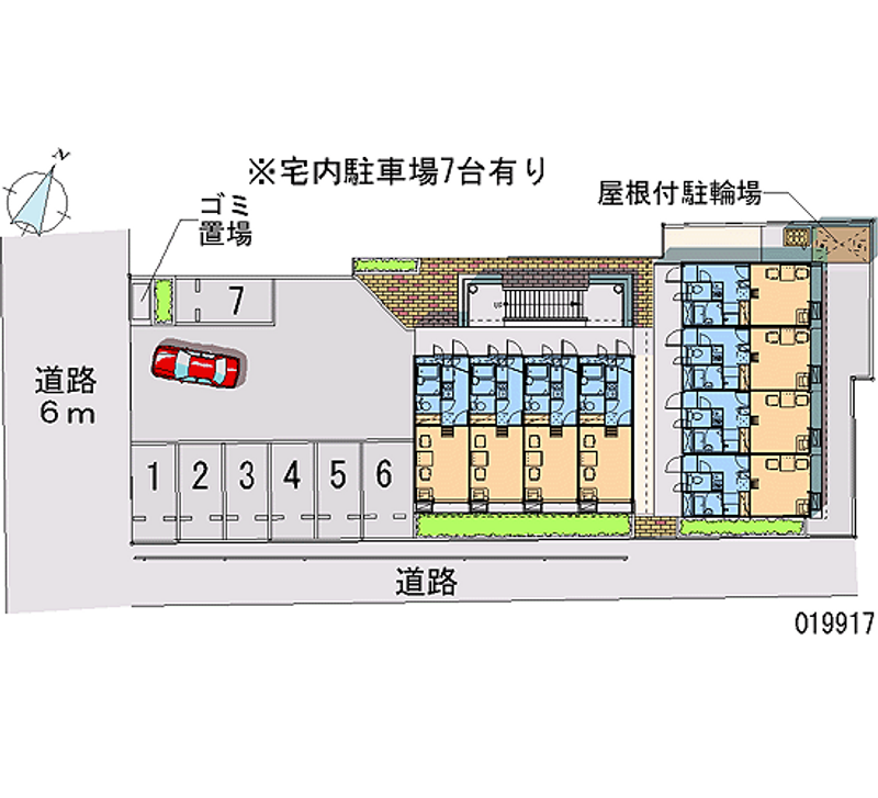 レオパレステイラウンジ 月極駐車場