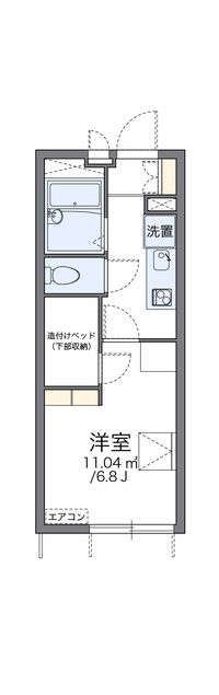 レオパレスＯｇｉｋｕｂｏＳＴ３ 間取り図