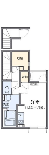 クレイノ浜田山Ｂ 間取り図