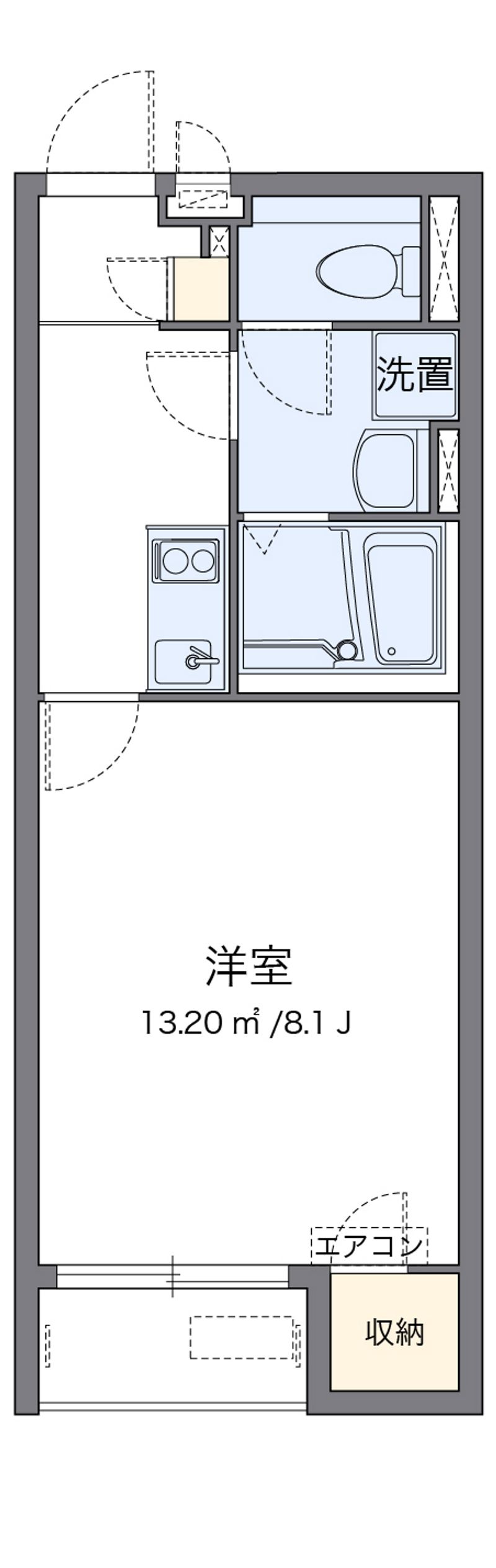 クレイノＫａｚｕｎ 間取図