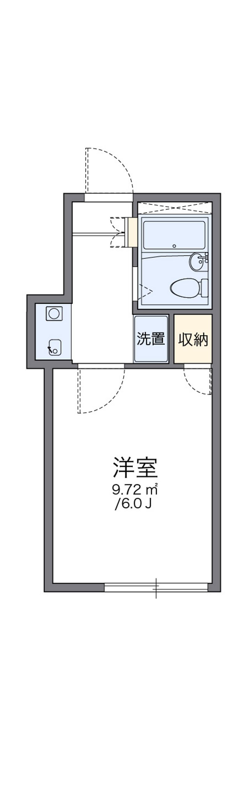 レオパレスＲｉｖｅｒＳｉｄｅ 間取図