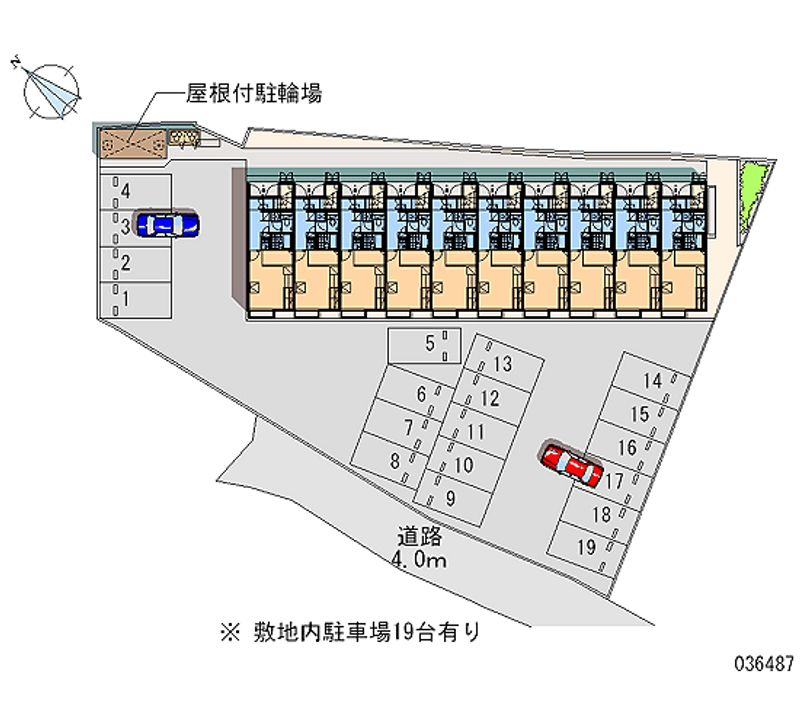 レオパレスチョイス 月極駐車場