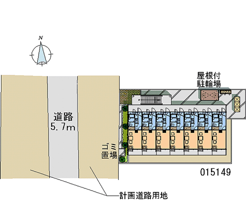 レオパレスＮＯＡＨ 区画図