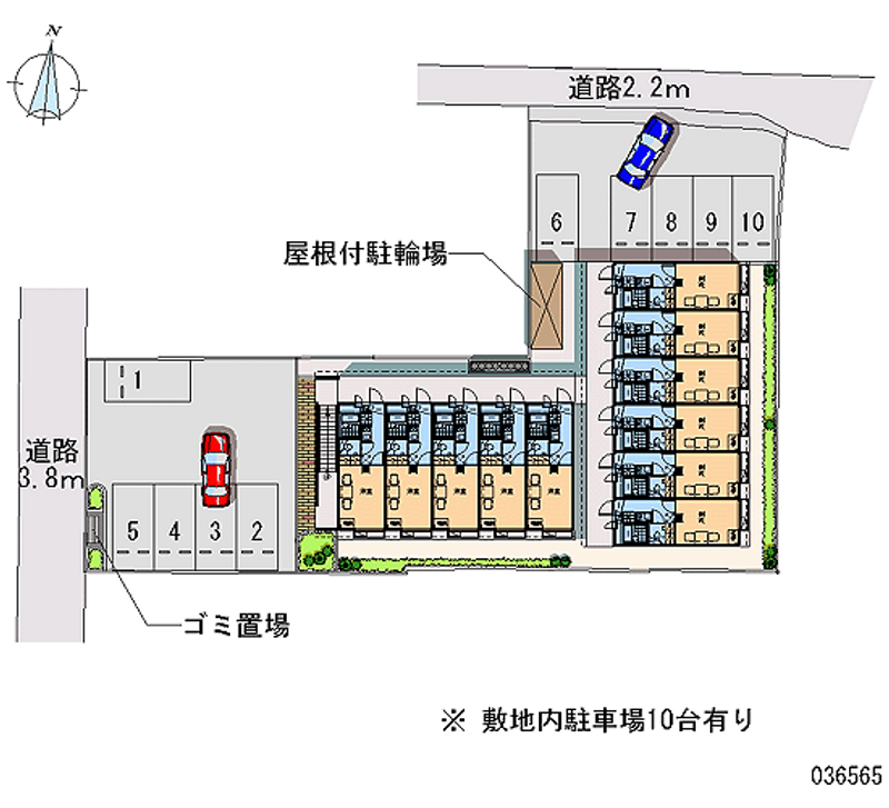 レオパレスＳＫＲ琴平 月極駐車場