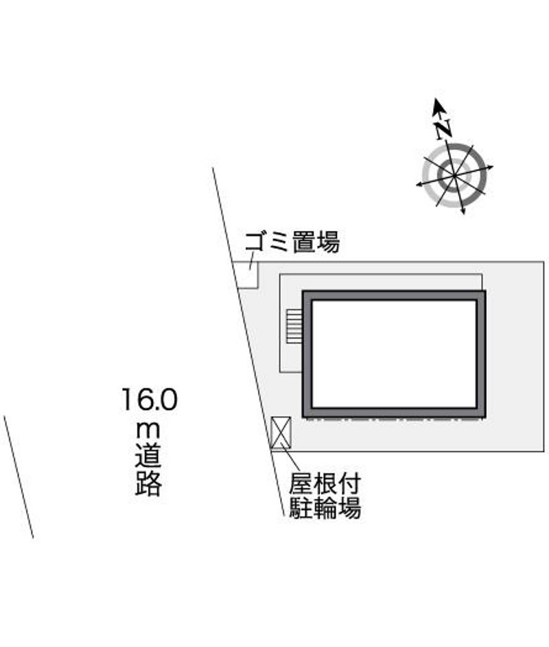 レオパレス柳原 配置図
