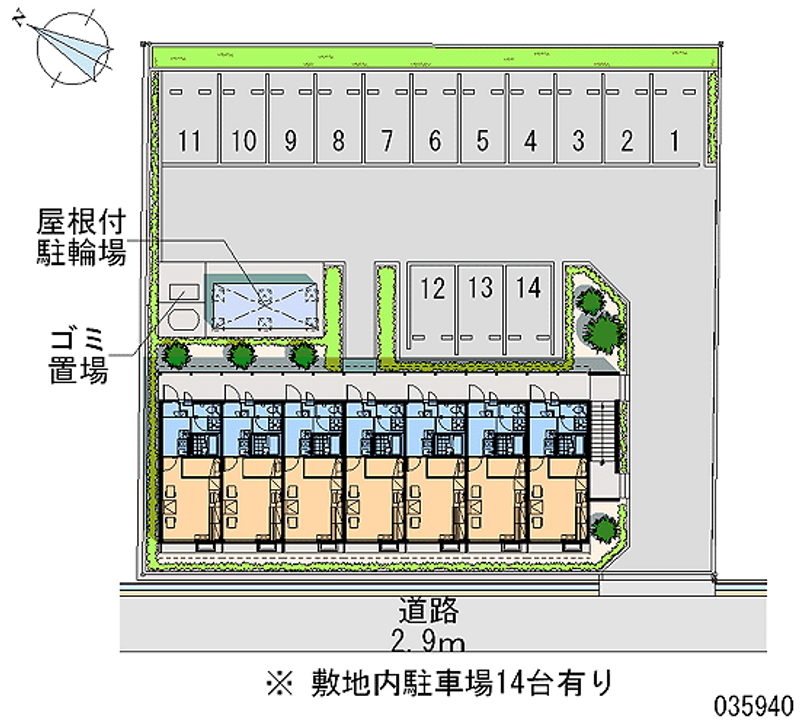 35940 Monthly parking lot