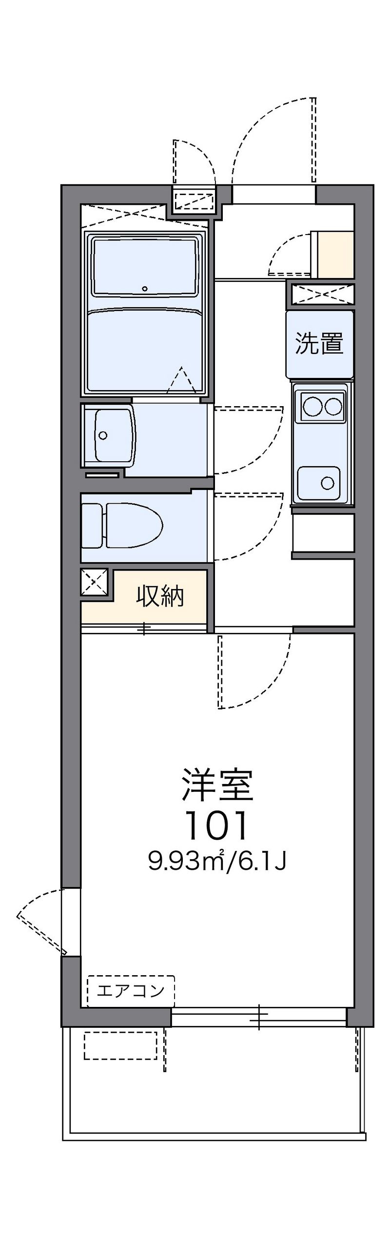 レオネクストブルーリッジⅡ 間取図