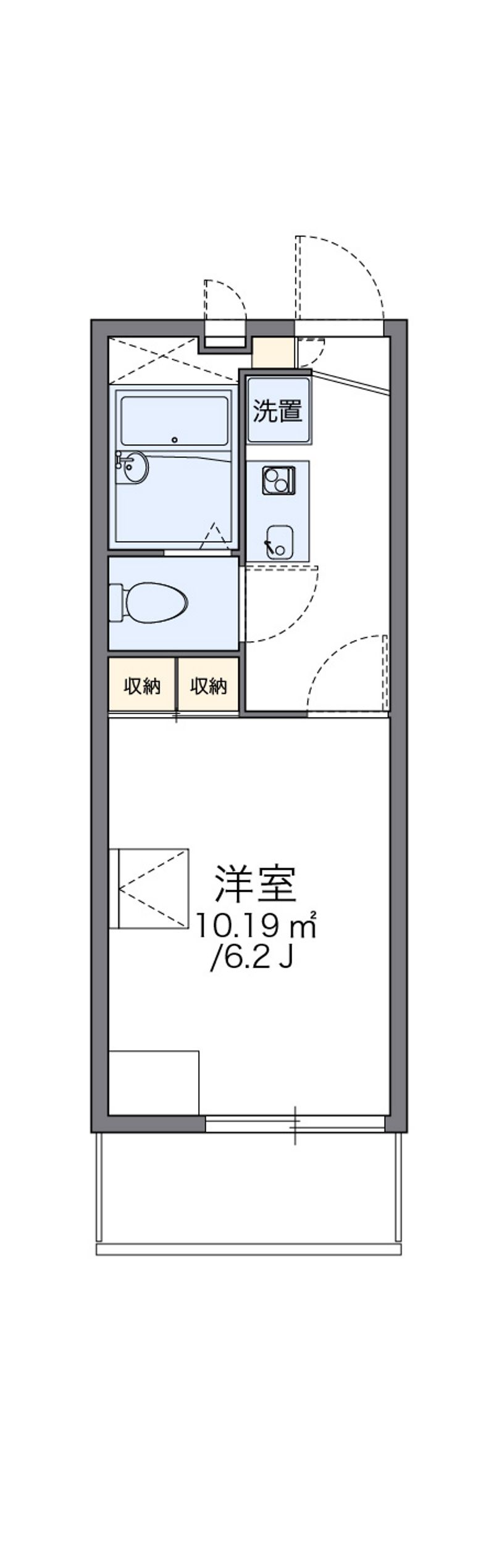 レオパレスＹＡＭＡＫＩ 間取図