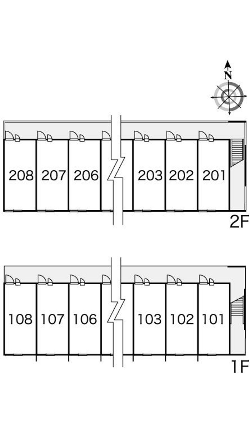 レオパレスＡｉｒⅡ 間取配置図